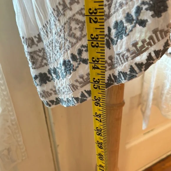 Johnny Was Red and White Graphic Tunic - Picture 5 of 8